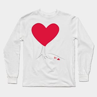 Heart Tree Long Sleeve T-Shirt